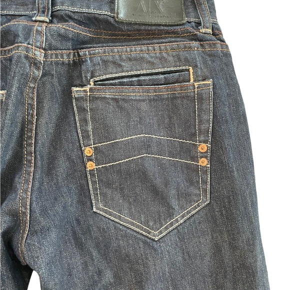 Mens Armani Exchange Dark Wash Denim Blue Jeans 32 by 30 - Picture 11 of 13